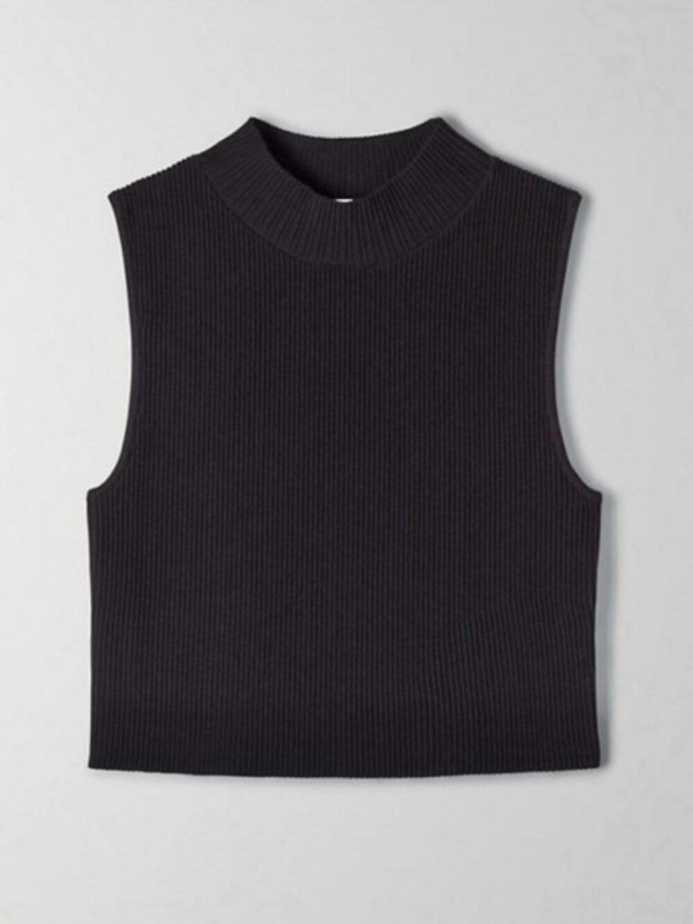 nwot Babaton sculpt knit mockneck tank M